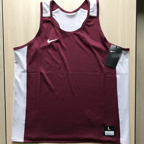 Nike Red Athletic Work Out Tank Top - Picture 3 of 10